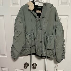 NWOT Free People Lillian Bomber Jacket